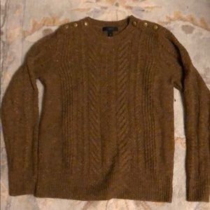 JCrew wool cable knit sweater NWOT